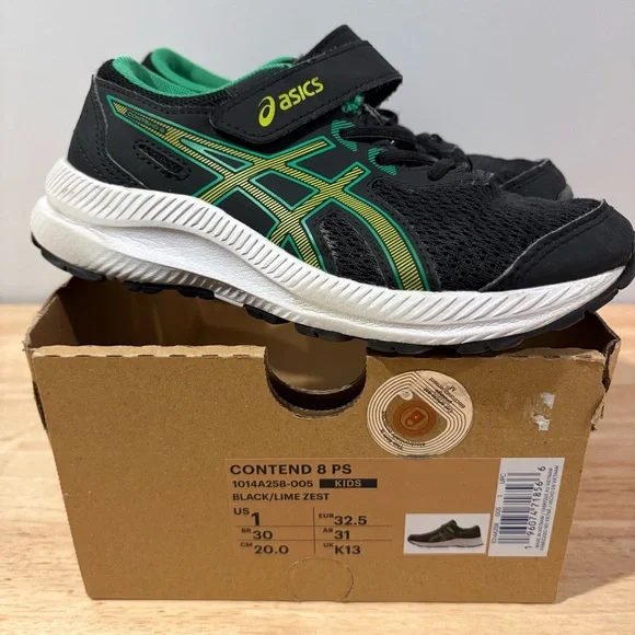 ASICS • Size 1 • RUNNING SHOES - Picture 2 of 8